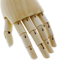 US Art Supply artista maniquí de madera articulado Manikin (7" Izquierda Mano de dibujo) - Arteztik
