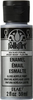 FolkArt 4034 - Esmalte con purpurina y pintura metálica en varios colores (1.9 fl oz), plata de ley metálica - Arteztik
