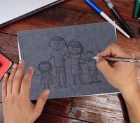 Selizo 100 hojas de papel de calco de transferencia de carbono negro para madera, papel, lienzo y otras superficies de arte (9.0 x 13.0 in) - Arteztik

