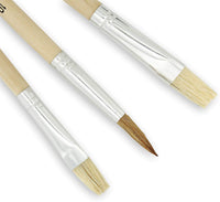 US Art Supply - Juego de pinceles (12 piezas, 9.0 x 12.0 in), diseño de paleta de madera - Arteztik
