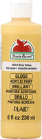 Apple Barrel 20424E Pintura acrílica brillante en varios colores (8 onzas), color azul brillante (gloss real blue) - Arteztik

