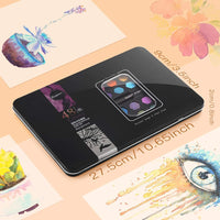 AGPTEK 48 juegos de acuarela, 48 paletas de acuarela en caja de lata, fácil mezcla y secado rápido, juego de pintura de acuarela portátil para principiantes, artistas profesionales y niños - Arteztik

