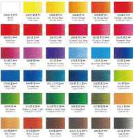 Meiliang - Pintura para acuarela, juego de 36 colores en media sartén con una caja mental y un pincel de agua para artistas, pintura, profesionales y pintores principiantes - Arteztik
