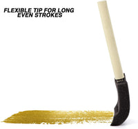 Vanitek Juego de 10 brochas planas y flexibles de espuma de poliéster con punta biselada y mango de madera, ideal para aplicar pintura, pinturas a base de aceite, manchas, barniz, esmalte, pintura de látex, superficies lisas, artes y manualidades - Arteztik
