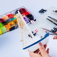 Transon - Juego de 12 pinceles de pintura para acuarela acrílica y pintura Tempera - Arteztik
