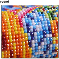 Bemaystar - Kit de pintura de diamante 5D para adultos, broca redonda, bordado, punto de cruz, manualidades, decoración de pared, girasol en el viento, 11.8 × 11.8 pulgadas - Arteztik
