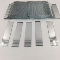 NUORUI - Espejos rectangulares de 3/8 x 2 pulgadas, 100 piezas (3/8 x 2 pulgadas) - Arteztik
