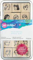 Spellbinders JD-009 - Juego de sellos de madera para montaje en madera de Jane Davenport - Arteztik
