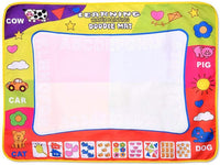 Geniteen Aqua Magic Doodle Mat Water Doodle Dibujo Mat Colorido Educativo Arte Escribir Mat - Arteztik

