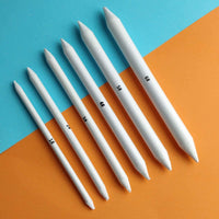 6 piezas de mezcla de tocones y tortilliones, herramientas de dibujo de boceto, licuadoras de arte de papel para el dibujo de boceto del estudiante - Arteztik
