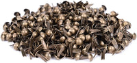 500 sujetadores redondos de metal para álbumes de recortes, sujetadores de papel, remaches, adornos para álbumes de recortes, 0.354 x 0.197 in - Arteztik
