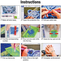 Betionol Kit de pintura de diamantes 5D para niños y adultos, pintura de punto de cruz, perforación completa, kit de pintura de diamantes de imitación de cristal, por números, niña bailando con estrellas, 12 x 16 pulgadas - Arteztik
