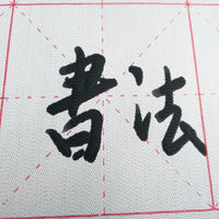 Magic Rewritable Agua cepillo para polvo chino caligrafía japonesa de texto paño de tela con gamuza de rack y el Plato de agua de secado rápido tela papel para principiantes práctica Set (5 artículos) - Arteztik
