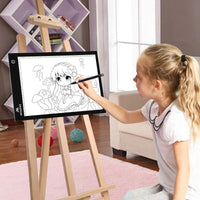 Miserw A4 mesa de luz 0.157 in ultra delgada LED caja de luz Artcraft Tracing pad para dibujar, animación Stencilling X-rayViewing - Arteztik
