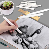 19 accesorios para bocetos, herramientas de dibujo de bocetos, incluyendo broches de mezcla, tortillas y sacapuntas de papel de lija para dibujo de estudiante - Arteztik
