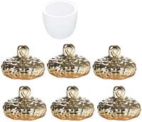 Yalulu - Juego de 7 moldes de silicona para decoración de collares, casquillos y colgantes de resina epoxi - Arteztik
