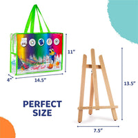 Set de pintura para niños - 27 piezas juegos de pintura para niños, suministros de pintura para dibujo, arte de los niños pintura sobre lienzo - Arteztik
