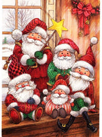 KOSE Kit de pintura de diamante para adultos DIY 5D redondo completo perforación cristal diamantes de imitación bordados pinturas en lienzo artes manualidades para decoración de pared del hogar 14 pulgadas de ancho x 18 pulgadas de largo Navidad - Arteztik
