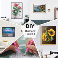 KOSE Kit de pintura de diamante para adultos DIY 5D redondo completo perforación cristal diamantes de imitación bordados pinturas en lienzo artes manualidades para decoración de pared del hogar -14 pulgadas de ancho x 18 pulgadas de largo árbol mágico Hal - Arteztik

