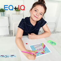 BeYumi - Kit de pintura de diamantes 5D para niños - Kit de pintura de diamantes de imitación de cristal con marco blanco, mosaico para hacer arte y decoración de pared para el hogar, 7 x 7 pulgadas - Arteztik
