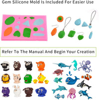 ifergoo Polymer Clay Starter Kit, 50 Colors Oven Bake Clay, DIY Modeling Clay Bockers, 5 Scuplting Tools, 40 Jewelry Accessories for Kids and Adults - Arteztik
