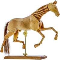 US Art Supply caballo de madera artista maniquí Manikin articulada de dibujo (8" caballo) - Arteztik
