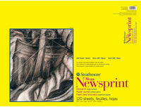 Strathmore 307-318 300 Series Mega Newsprint Pad, Rough 18.0 x 24.0 in cinta encuadernada, 60 hojas - Arteztik
