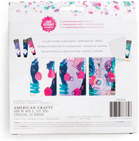 Jane Davenport Retrato pinturas kit, pintura acrílica, 4 count, incluye un pincel (, 1 stencil - Arteztik
