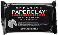 Creative Paperclay para modelar compuesto, 16 onzas, blanco (Тwo Рack) - Arteztik
