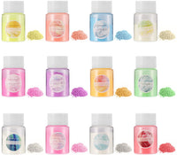 12 colores que brillan en la oscuridad, polvos luminosos para pintura, limo, uñas, resina o manualidades de bricolaje (0.7 oz/20 g cada uno) - Arteztik
