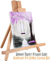 Juego completo de pintura acrílica de Glokers – Juego de 36 piezas de suministros de pintura profesional, incluye mini caballete, 6 lienzos, bandeja de pintura, cuchillos de pintura, 10 pinceles y más – Regalo perfecto para artistas - Arteztik
