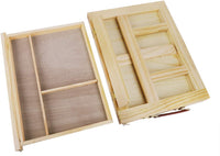 Caballete de escritorio de madera con cajón de almacenamiento para artistas, mesa ajustable, caballete de dibujo, soporte para libros de dibujo, suministros de pintura artística portátil - Arteztik
