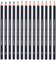 Professional Drawing Sketching Pencil Set - 12 Pieces,SketchingIdeal for Drawing Art, Sketching, Shading, for Beginners &amp,Pro Artists - Arteztik
