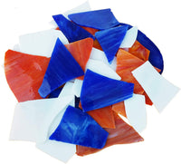 Lanyani - Hojas de vidrio para vidrieras, mosaicos de vidrio para obras de arte y manualidades, 35 oz, color azul - Arteztik
