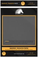 MyArtscape - Papel de transferencia de grafito (20.0 x 36.0 in, 5 hojas), color negro - Arteztik
