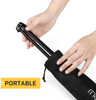 Magicfly - Caballete instantáneo de mesa de acero negro de 14 pulgadas para exhibición, soporta 5 libras, soporte de trípode ajustable y portátil con 3 bolsas de almacenamiento, para pinturas, carteles, imágenes - Arteztik
