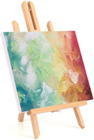 Tosnail, lienzo de 12 x 9 pulgadas y juego de caballete de 16 x 9 pulgadas. Set de pintura artística. - Arteztik
