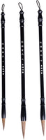 I-MART - Pincel para caligrafía china, pincel para escribir, pincel japonés Sumi-e para dibujo/pintura, maobi (paquete de 3 unidades, tamaño grande, mediano, pequeño) - Arteztik
