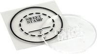 AmyCakes Sweet Stamp - Sello redondo para pasteles y cupcakes - Arteztik
