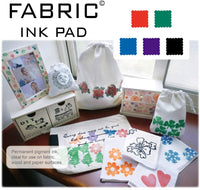 Best Stamp - Juego de sellos de tinta de tela para sellos, 5 colores no tóxicos, almohadilla de tinta para sellos, madera, tela y superficie de papel. Regalo ideal para manualidades (5 unidades) - Arteztik
