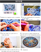 Kit de pintura de diamante 5D por números, pintura de diamantes de imitación de cristal, para decoración de la pared del hogar, taladro, te quiero a la luna y la espalda, s - Arteztik
