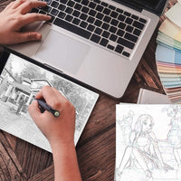 A4 caja de luz, btggg Portable LED Tracing Light Pad Arte Tatuaje regulable Brillo LED Bloc de dibujo cuadro Stencil con cable de alimentación USB [flicker-free] [Protección de los ojos de la visualización] - Arteztik
