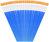 Anezus Juego de pinceles de pintura acrílica, 100 unidades, pinceles de acuarela pequeños, pinceles de nailon, pinceles para artistas de cabello para acuarela de aceite acrílico, pintura de uñas, arte de uñas, detalles en miniatura - Arteztik
