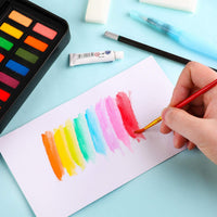 dyvicl profesional pintura de acuarela – Juego de 36 acuarelas, lata de metal, surtidos Kit de Pintura de acuarela para artistas, estudiantes, principiantes - Arteztik
