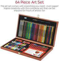 Faber Castell - Set de arte para niños, Set de Esenciales del Artista, Colores Variados - Arteztik
