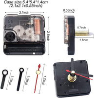 LET'S RESIN 2020 - Moldes de silicona hechos a mano para reloj de resina epoxi, diseño de reloj de decoración del hogar, equipado con mecanismo de movimiento del reloj - Arteztik
