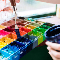 Juego de pinceles de acuarela para pintura, 9 tamaños diferentes para acuarelas, acrílicos, tintas, gouache, aceite y tempera - Arteztik
