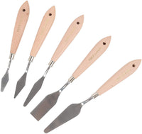 CONDA herramientas de pintura para cuchillos de paleta, mango de madera para cuchillos de metal - Arteztik
