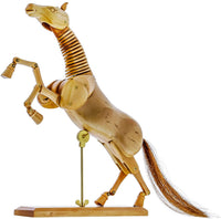 US Art Supply caballo de madera artista maniquí Manikin articulada de dibujo (12" caballo) - Arteztik
