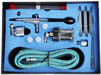 Kit de aerógrafo Timbertech ABPST06, potente compresor de aerógrafo 1/6 HP con 2 kits de pistola de aerógrafo para aerógrafo, maquillaje, estudios de uñas y tatuajes, hobby - Arteztik
